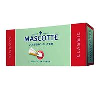 Mascotte Classic Lot de 200 tubes filtrants en papier pour fumer et rouler les cigarettes