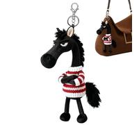 Mascotte de Cheval Chinois pour Le Nouvel an - Décoration de Sac de Vacances - Pendentif Sac à Dos - pour, Adolescents, Adultes, Amateurs de Culture, collectionneurs, étudiants, Bureaux