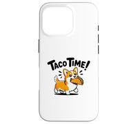 Mascotte de Corgi ludique, Taco Time! Coque pour iPhone 16 Pro