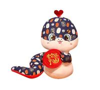 Mascotte De L'année Du Serpent, Jouets En Peluche De Poupée Serpent Porte-bonheur En Tissu Floral, Jouet En Peluche Serpent Chinois, Poupée De L'année Du Serpent, Poupée Mascotte En Peluche Mignonne