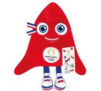 Mascotte Doudou et Compagnie 25 cm JO Paris 2024 Multicolore G