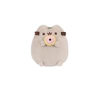 Mascotte en peluche - Pusheen - 13 cm - Beignet rose - Haute qualité - Conception mignonne