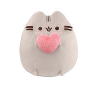 Mascotte en peluche - Pusheen - 24 cm - Douceur pastel - Détails brodés - Cœur dans les pattes