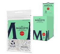 Mascotte® Filtre Extra Fins sans plastique 5,3 mm 150 x 20 sachets | Filtres à cigarette à rouler pour le tabac | avec surface adhésive | Emballage refermable en plastique recyclé | 3000 filtres