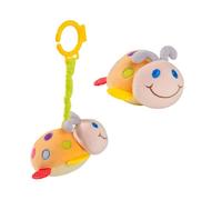 Mascotte hochets à accrocher Doudou Peluche Coccinelle 13 cm Cadeau de naissance nouveau né bébé Baby-Bow