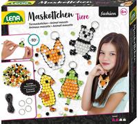 Mascotte LENA Kit de bricolage animaux avec 8 perles à facettes carrées