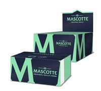 Mascotte Original Rolls feuille a rouler + Tip | Boîte 20 Rouleaux de 5 m x 45 mm | Feuille a Rouler en longueurs individuelles avec Tip | Lot de 20 rouleaux de papier | 100 m + 1000 Tips