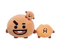 Mascotte peluche BT21 - Line Friends - SHOOKY - 20 cm - Blanc/Marron - Pour enfant