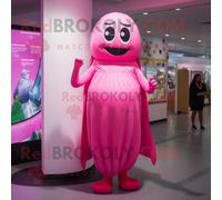 Mascotte Redbrokoly De Personnage Pendentif Rose Habillé D'une Robe Fourreau Et De Coussinets Pour Les Pieds Multicolore