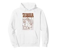 Mascotte rétro Tequila Shot Mignon Citron Vert Sel années 70 Groovy Sweat à Capuche