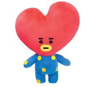 Line Friends BT21 Peluche 30cm Modèle TATA avec Tête en Forme de Cœur Ultra-Doux