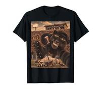 Mascotte Vintage Panther Running Back RB Selfie School College T-Shirt Graphique avec Valeur