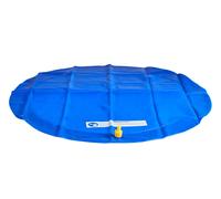 Mascow Tapis pour animal de compagnie avec asperseur bleu 98 cm x 98 cm (Set de 12)
