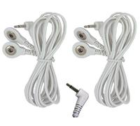 Masculin 2.5mm TENS Connecteur d'électrode snap câbles pour machines TENS Une Paire