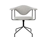 Masculo Chaise De Bureau Rembourrée En Hallingdal 65 116 Avec Base En Noir Semi Mat