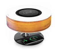 Masdio Tree of Aura Smart Bedside Lamp Table Lamp with Wireless Charge and Bluetooth Speaker Dimmable Nightstand Lamp for Bedroom