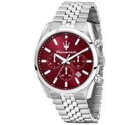 Maserati Attrazione 43mm 5atm Quartz/analogical Watch Argenté Homme