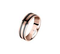 Maserati Bague pour homme en Acier, Céramique,ip or rose - JM223ATZ24023