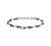 Maserati Bracelet homme en acier, collection ICONIC, tridente, idées cadeaux petit ami, ami, papa, Taglia Unica, Acier inoxydable, Pas de gemme
