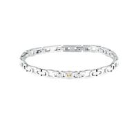 Maserati Bracelet homme en acier, collection ICONIC, tridente, idées cadeaux petit ami, ami, papa, Taglia Unica, Acier inoxydable, Pas de gemme