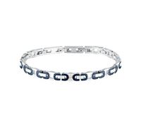 Maserati Bracelet homme en acier, collection ICONIC, tridente, idées cadeaux petit ami, ami, papa, Taglia Unica, Acier inoxydable, Pas de gemme