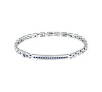 Maserati Bracelet Homme en Acier, Cristaux Bleus, Collection Iconic - JM424AVD61