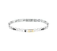 Maserati Bracelet Homme en Acier, Diamants Naturels, Collection DIAMONDS, Idée Cadeau - JM125ATY25