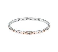 Maserati Bracelet Homme en Acier, PVD Noir, Pierre, Collection Iconic - JM423AVD16