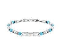 Maserati Bracelet ICONIC JM324AVD44 acier et turquoise 21,5 cm homme