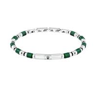 Maserati Bracelet homme ICONIC JM334AVD48 Acier, pierres, 21,5 cm