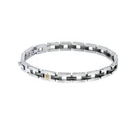 MASERATI BRACELET IP BLACK CERAMIC 100% acier inoxydable argenté