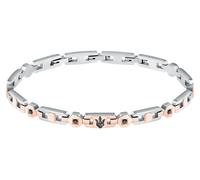 MASERATI BRACELET IP BLK CRYSTALS 100% Edelstahl rosegold