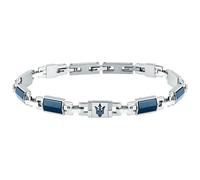 Maserati Bracelet Homme en Acier, céramique, Collection Ceramique, Trident, idées Cadeaux pour Homme, Taglia Unica, Acier Inoxydable, Pas de gemme