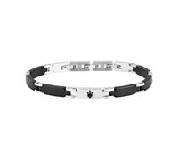 Maserati Ceramic Bracelet Homme Chaîne | Acier, Bleu, Rose-Gold, Taille 19 + 3 cm