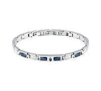 Maserati Bracelet Ceramic JM224ATZ39 Céramique Acier inoxydable Argenté 18,5 cm Homme