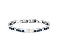 Maserati Bracelet JM225ATZ58 - Acier inoxydable et céramique - Homme, argenté