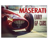 Maserati - Early GP Cars (Wall Calendar 2026 DIN A4 landscape), CALVENDO 12 Month Wall Calendar: The early GP race cars of Maserati