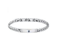 Maserati Jewels Bracelet Homme, en Acier, IP bleu - JM222AVD05