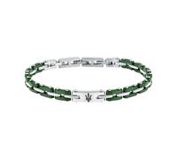 Maserati Bracelet pour homme JM425ATZ66 Acier inox céramique Collection Tridente Taille unique