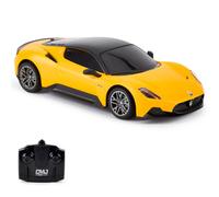 Maserati MC20 1:24 Maßstab Offiziell lizenziertes RC, Gelb Sport Racing Hobby Spielzeugauto Modellfahrzeug für Jungen Mädchen und Erwachsene Geschenk
