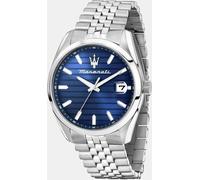 Maserati Men's Attrazione Quartz Analogue Watch Bleu Taille unique Male
