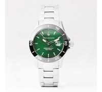 Maserati Men's Competizione Analogue Quartz Watch Vert/Argent Taille unique Male