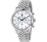 Maserati Montre Homme, Chronographe, Analogique, Bracelet Acier, Étanche, Boîtier 42 mm, Collection Vintage - R8873618034