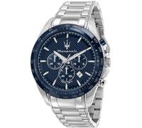 Maserati Men's Quartz Analogue Quartz Watch Bleu/Argenté Taille unique Male