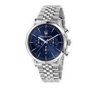 Maserati Montre Epoca Chronographe 42 mm Étanchéité 10 ATM Cadran bleu