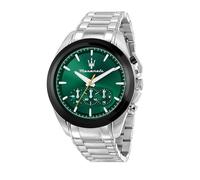 MASERATI Montre Homme, Chronographe Analogique, 43 mm, Collection TRAGUARDO, Effet Sunray