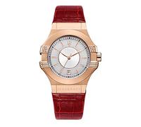 Maserati Montre pour Femme, Collection Potenza, Mouvement à Quartz, à Trois Aiguilles avec Date, en Acier et Cuir - R8851108501