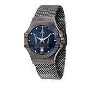 Maserati Montre pour Homme, Collection Potenza, en Acier, PVD Gris, avec Bracelet en Acier Inoxydable - R8853108005