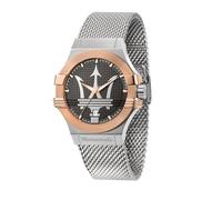 Maserati Montre pour Homme, Collection Potenza, en Acier, PVD Or Rose, avec Bracelet en Acier Inoxydable - R8853108007