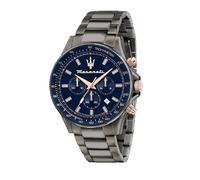 Maserati Montre pour Homme, Collection Sfida, en Acier, PVD Gris, avec Bracelet en Acier Inoxydable - R8873640001